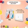 Wunder Cure Dents - En 4 Saveurs - cure dent aromatisée - cure dent menthe - cure dent - contre la mauvaise haleine - fraîcheur 