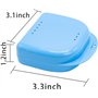 Lot de 2 boîtes pour appareils dentaires - Boîte de rangement pour prothèses dentaires - Pour prothèses dentaires - Pour soins d