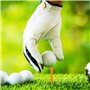 LWMLWM Lot de 100 Tee de Golf en Plastique, Orange Tee Golf Plastique 70mm