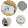 Lot de 4 Vis à Pression et 4 Tampons de Protection Murale de Sécurité, pour Portes, Sécurité Enfant, Barrière d'Escalier pour En