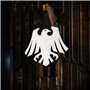 Starforged Broche épingle symbole chapitre Raven Guard Legion Broche sceau Warhammer, Klein, Métal