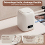 Mini Lave-Linge Portable 9L, Mise à Jour Mini Lave Linge avec 3 Modes de Nettoyage en Profondeur & Panier D'essorage Amovible po