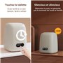 Mini Lave-Linge Portable 9L, Mise à Jour Mini Lave Linge avec 3 Modes de Nettoyage en Profondeur & Panier D'essorage Amovible po