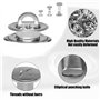 mizikuu 20 PCS œillets Ovales Twist Verrouiller, Fermoir Sac Attaches Fermeture à Bouton Tournant Bache Twist Turn Lock Accessoi