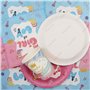 Bleu et Rose Gender Reveal Vaisselle,68 Pcs Fournitures Fête Garçon Fille,Bébé Fille Garçon Révéler Assiettes Tasses Serviettes 