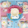 Bleu et Rose Gender Reveal Vaisselle,68 Pcs Fournitures Fête Garçon Fille,Bébé Fille Garçon Révéler Assiettes Tasses Serviettes 