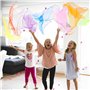 24 PCS Foulard De Jonglage,Colorées écharpes à Jongler Carré Foulards,60 X 60 Cm Foulards De Danse Enfant Carré Foulard écharpes