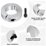 mizikuu 6 Pièces Bague de Réglage, 20 mm Bague Arrêt d'axe en acier inoxydable Bagues d'accouplement Anneau de positionnement Co