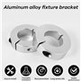 mizikuu 6 Pièces Bague de Réglage, 20 mm Bague Arrêt d'axe en acier inoxydable Bagues d'accouplement Anneau de positionnement Co