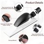 mizikuu Ponceuse manuelle, Ponceuse manuelle 200 × 70 mm Mini ponceuse ponçage pour le travail du boi avec 5 bandes abrasives en