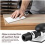 mizikuu Ponceuse manuelle, Ponceuse manuelle 200 × 70 mm Mini ponceuse ponçage pour le travail du boi avec 5 bandes abrasives en