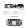 Carte d'extension ESP32 pour servomoteur de bus série, permet de contrôler jusqu'à 253 servos, WiFi et Bluetooth intégrés