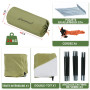 Clostnature Tente 2 personnes avec porche – Tente de camping imperméable double peau pour 2 personnes, facile à installer, abri 