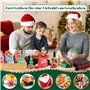 WUQNGI Calendrier de L'avent a Remplir de Noël 24 Pièces,Calendrier de L'avent à Remplir Soi-Même 2024,Diy Sac Calendrier de L'a