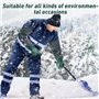 mizikuu Gants d'étang Longues en caoutchouc, 70cm Gants de Travail Étanche Gants de Nettoyage D'étang Allonger Gants de Ménage P