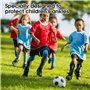 Casenly Protege Tibia Foot Enfant, Protège-Tibias de Football pour Enfant avec Protection Cheville, Protège Tibias Réglables, Pr