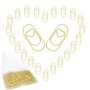 WUGAUWOR 150 Trombones en Forme de Coeur