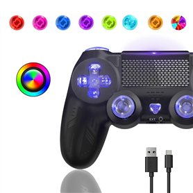 FOIRCEADAL Wireless Remote Controller for Ps-4 Turbo Touch Pad Joystick