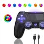 FOIRCEADAL Wireless Remote Controller for Ps-4 Turbo Touch Pad Joystick