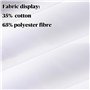 LuckyQianyi Blouse de laboratoire blanche unisexe chimie vêtements de protection hommes femmes blanc blouse de laboratoire chimi