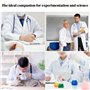 LuckyQianyi Blouse de laboratoire blanche unisexe chimie vêtements de protection hommes femmes blanc blouse de laboratoire chimi