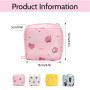 HEVIBK 4 pièces Sac de Rangement pour Serviettes hygiéniques,Pochette Femme Tissu Coton Trousse Toilette Voyage Kit Fille Cadeau