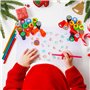 27 Styles Tampon Auto-Encreur de Dessin Animé Père Noël Flocon de Neige Renne Tampon