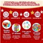 KAHEIGN 54 Pièces Tampons Assortis de Noël, 27 Styles Tampon Auto-Encreur de Dessin Animé Père Noël Flocon de Neige Renne Tampon