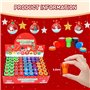 KAHEIGN 54 Pièces Tampons Assortis de Noël, 27 Styles Tampon Auto-Encreur de Dessin Animé Père Noël Flocon de Neige Renne Tampon