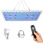 Relassy Rampe LED Aquarium 60W Dimmable avec Télécommande - Éclairage pour d'Eau de Mer Récifs Coralliens