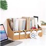 KAHEIGN 12 Pièces Porte Revues, 26cm x 9cm Carton Kraft Porte Revues Boîte de Rangement de Documents de Papeterie Diviseur D'org