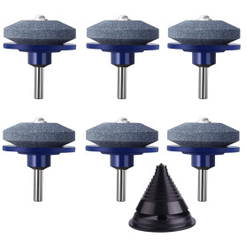 KAHEIGN 6Pcs Aiguiseur De Lame De Tondeuse à Gazon