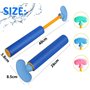 KAHEIGN 6Pcs Jet d'eau pour Enfants, Pistolets à Eau en Mousse à Poignée Lunaire Tireur d'eau Léger Jouets Colorés De Pistolet à