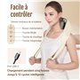 Masseur Cervical Massage Cervicales Cou et Dos et Épaules avec Chauffage, Appareil Massage Shiatsu pour Le Nuque Le Dos, Masseur