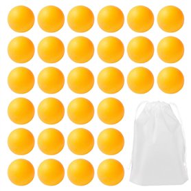 arrderly Lot de 30 balles de ping-pong jaunes pour animaux de compagnie