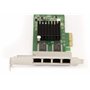 KALEA-INFORMATIQUE Carte contrôleur réseau 4 Ports Gigabit LAN Ethernet RJ45 sur Port PCIe x4 avec Chipset Intel I350-T4