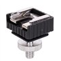 Rnitle Adaptateur de Vis de Caméra[4 Pièces ],Standard 1/4" mâle à 1/4" Adaptateur mâle fileté,Caméra Vis de trépied Adaptateur 