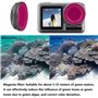 Osmo Action Filtres pour caméras, sous l'eau Filtres de plongée Compatible avec DJI Osmo Action Appareil Photo, Filtre de Correc