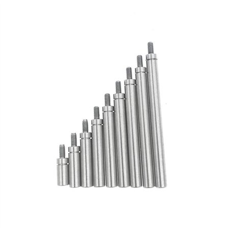 SUXING Rallonge De Comparateur Acier inoxydable diamètre 4.5mm filetage M2.5