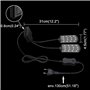 SENZEAL X7 Gemini LED Lumière Deux Têtes D'Aquarium 220V 15W 1600LM X7 Pour Réservoir de Poissons de 8 à 15 Pouces