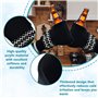 INFOMAG 2PCS Mitaine Bière Gant de Bière Isolant en Tricot pour Boissons Support de Mitaines de Boisson Cousu en Tricot Doigt Co