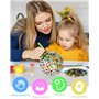 SOBEAU Kit de bougeoirs en mosaïque de Verre - Lampe de Bricolage en mosaïque pour Enfants - Éclairage de la Maison - Photophore