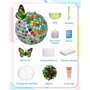 SOBEAU Kit de bougeoirs en mosaïque de Verre - Lampe de Bricolage en mosaïque pour Enfants - Éclairage de la Maison - Photophore