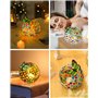 SOBEAU Kit de bougeoirs en mosaïque de Verre - Lampe de Bricolage en mosaïque pour Enfants - Éclairage de la Maison - Photophore