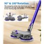 Tête de balai pour aspirateur Dyson électrique V7/V8/V10/V11/V15, avec 8 serpillères lavables, réservoirs d'eau