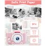Lot de 12 Rouleaux de Papier Thermique Papier Appareil Photo Enfant 57 x 30MM Rouleau thermique, pour Appareils Photo Instantané