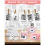 Lot de 12 Rouleaux de Papier Thermique Papier Appareil Photo Enfant 57 x 30MM Rouleau thermique, pour Appareils Photo Instantané
