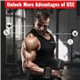 Bande Poignet Musculation,Bracelet Poids avec Boucle de Pouce,Sangle Poignet de Force Réglable Wrist Wraps,0.5 kgx2,Protege Poig