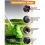 Bobine de Fil de Rechange pour Débroussailleuse,pour Bosch Strimmer ART 23 SL 26SL ART2300 Coupe Bordures, Ø1,6 mm-5m de Longueu