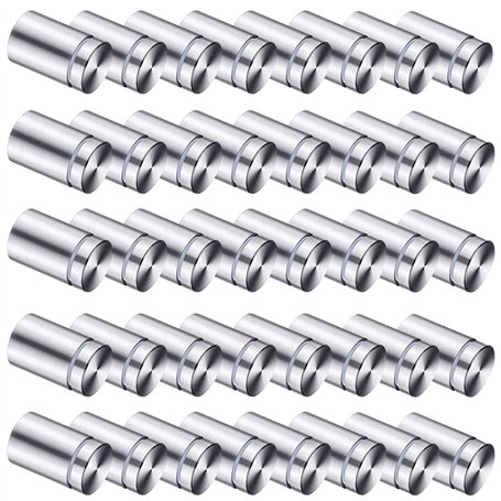TIHOOK 40 Pcs Supports Muraux en Acier Inoxydable